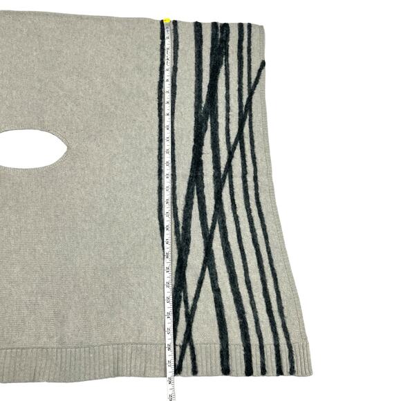 360Sweater‎ Shawl Wrap Sweater Lambs Wool Angora Cashmere Blend Knit Women's XS - Picture 7 of 12